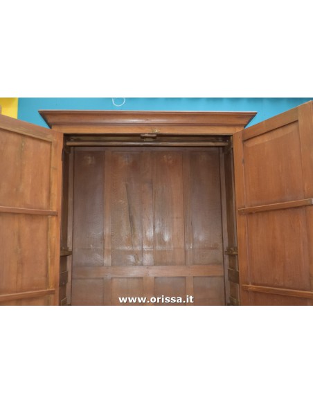 Armadio dispensa in legno di teak coloniale IP003 - Orissa Mobili Coloniali