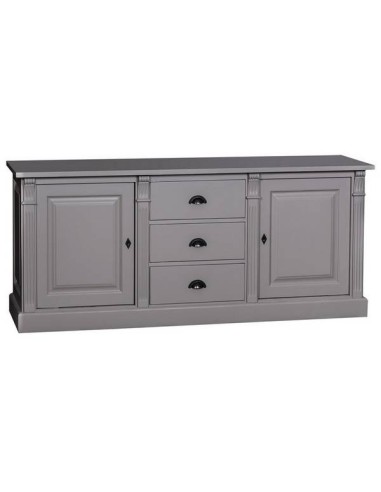 Credenza bassa da cucina in legno laccato grigio-celeste, Barthel - Asta  L'arte di arredare - Maison Bibelot - Casa d'Aste Firenze - Milano